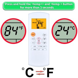 Unbranded Remote Control For Midea MRCOOL FRIMEC Klimaire Air Conditioner RG57B1/BGE