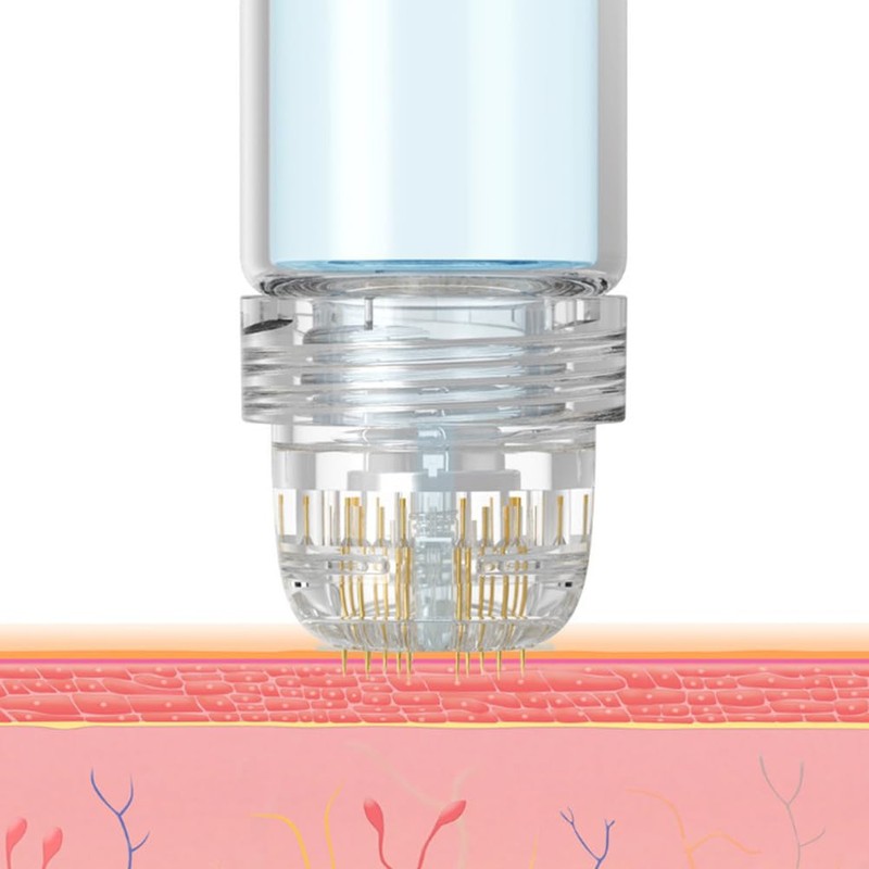 minkissy Hydra-Roller Micro Needle Roller Serum Applicator 20 Micro Needles