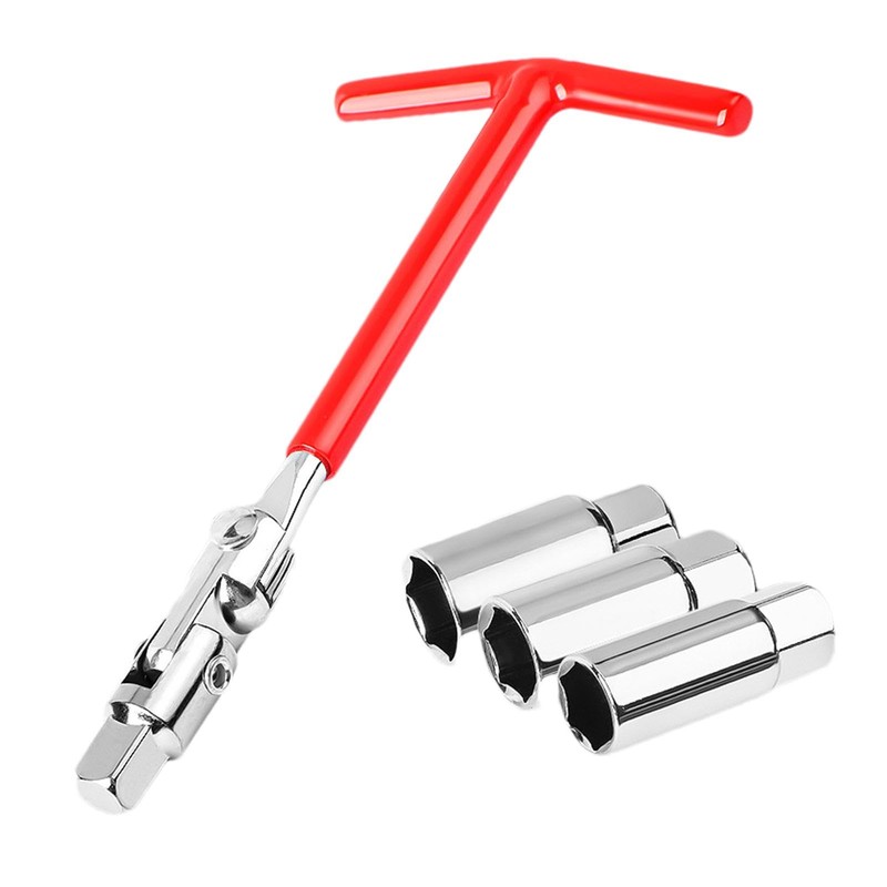 T Handle Spark Plug Wrench - Auto Socket Wrench Removal