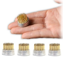 ZERONOWA Kenzan Mini Kendama Round Kendama Single Vase Decoration, Flower Arrangement, 0.9 inch (23 mm) / 5 Pieces