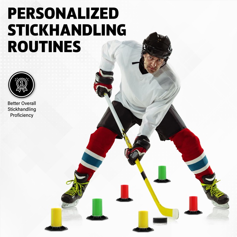 ACE HOCKEY The Snake Trainer - Lightweight Stickhandling Training Tool