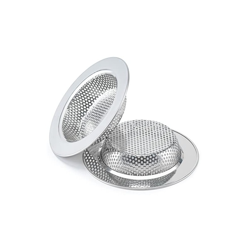 2 Pcs Sink Strainer for Most Kitchen Sink Drain Basket,
