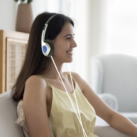 Retro Over-Ear Headphone | Vintage Feelings Underwire Headphone | Style Wired Stereo Headphone, Lightweight Vintage Feelings Underwire Earphone for Walkman