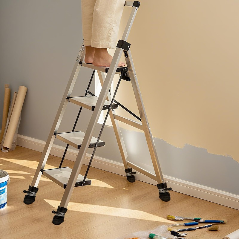 HttDog 8 Pcs Stepladder Foot Covers, Stepladder Foot Covers, Telescopic