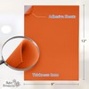 Adhesive Orange EVA Foam Sheets for Crafts, 9" x 12",