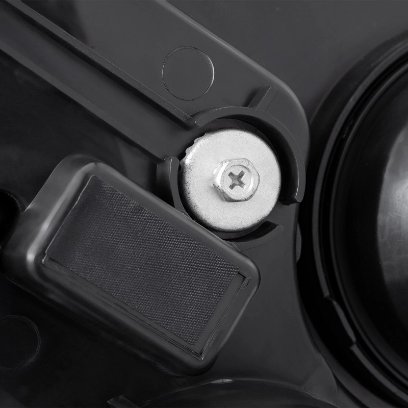 Jupiterauto Pair Black Housing Headlights Assembly For 2010-2015 GMC Terrain