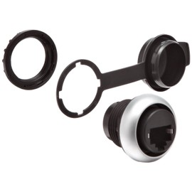 Eaton M22-RJ45-SA Bulkhead Interface, 22 mm Diameter Operators, RJ45 Ethernet Connector
