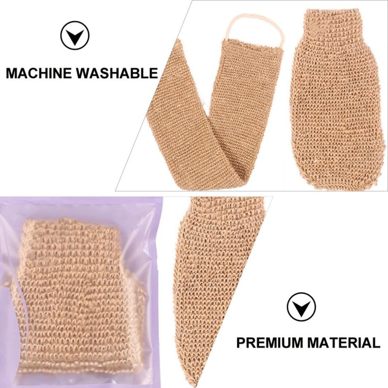 Guantes Exfoliantes de Yute FOMIYES - Elimina Células Muertas (Set