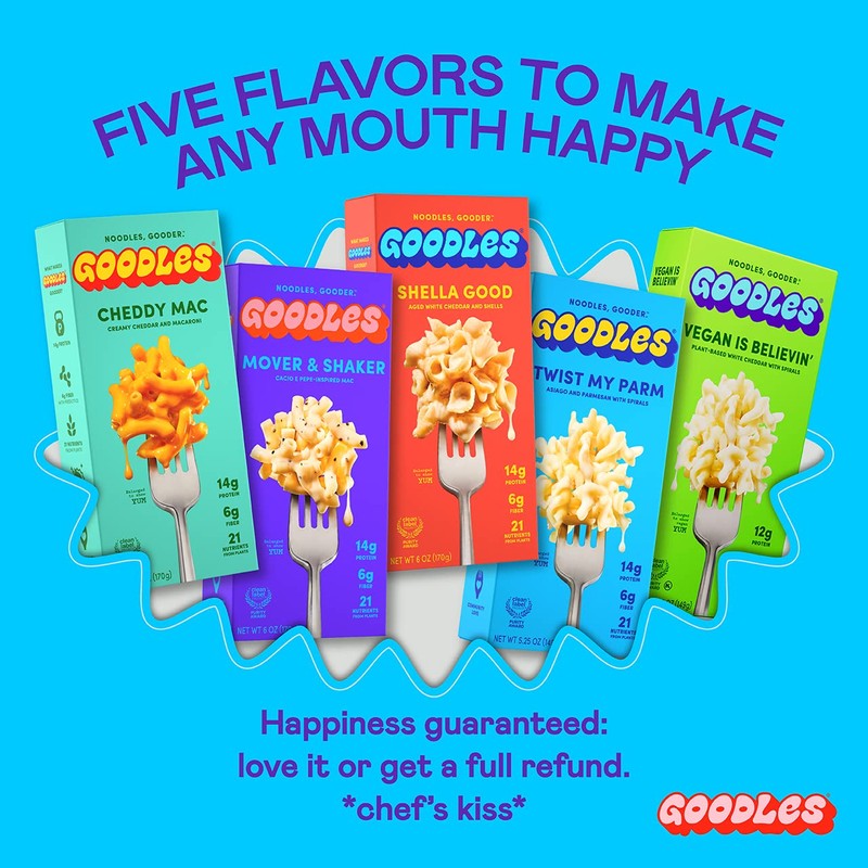 Goodles Mover & Shaker Mac & Cheese 4 Pack, 6oz