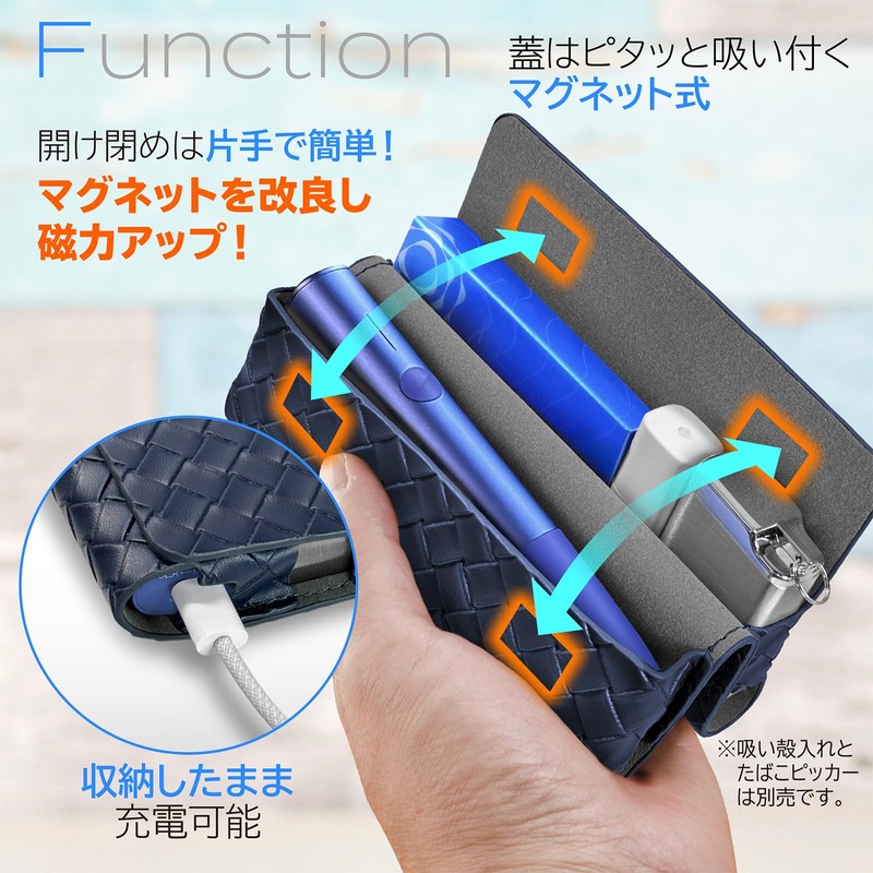 SOAREM Compatible Case for IQOS ILUMA ONE, One-Piece Storage for
