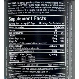 Bcaa Aminocore 30 Servicios Blue Raspberry Allmax