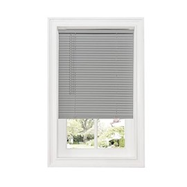 Cordless GII Deluxe Sundown 1" Blind - Room Darkening, PVC, Tilt Wand, Cordless Lift - 36x64 Gray