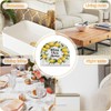 Summer Lemon Wreath Napkin Holder for Tables Paper Cocktail Napkin