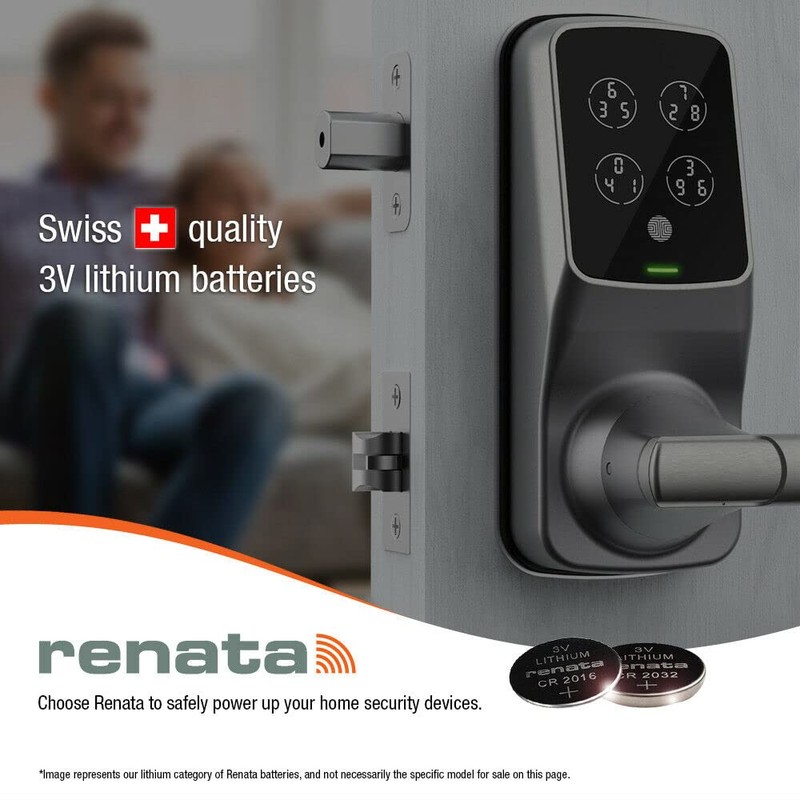 Renata CR1620 Batteries - 3V Lithium Coin Cell 1620 Battery