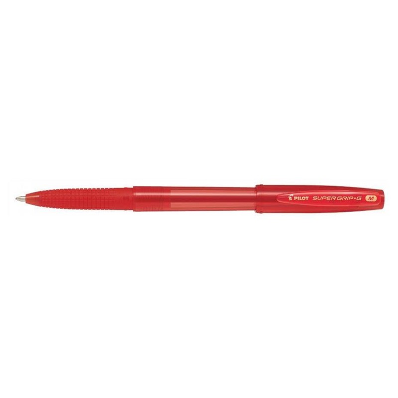 PILOT Set of 3 Super Grip Ballpoint Pens with Cap
