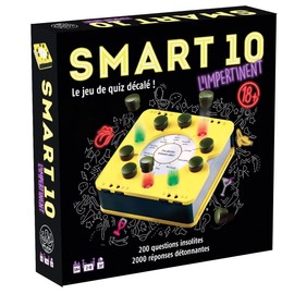 Wilson Jeux Smart 10 L'Impertinent French Version Funny Quiz Game for the 18+ Nomad Quiz Game for 2 to 8 Players Quiz Game with 200 Unusual Questions MA002