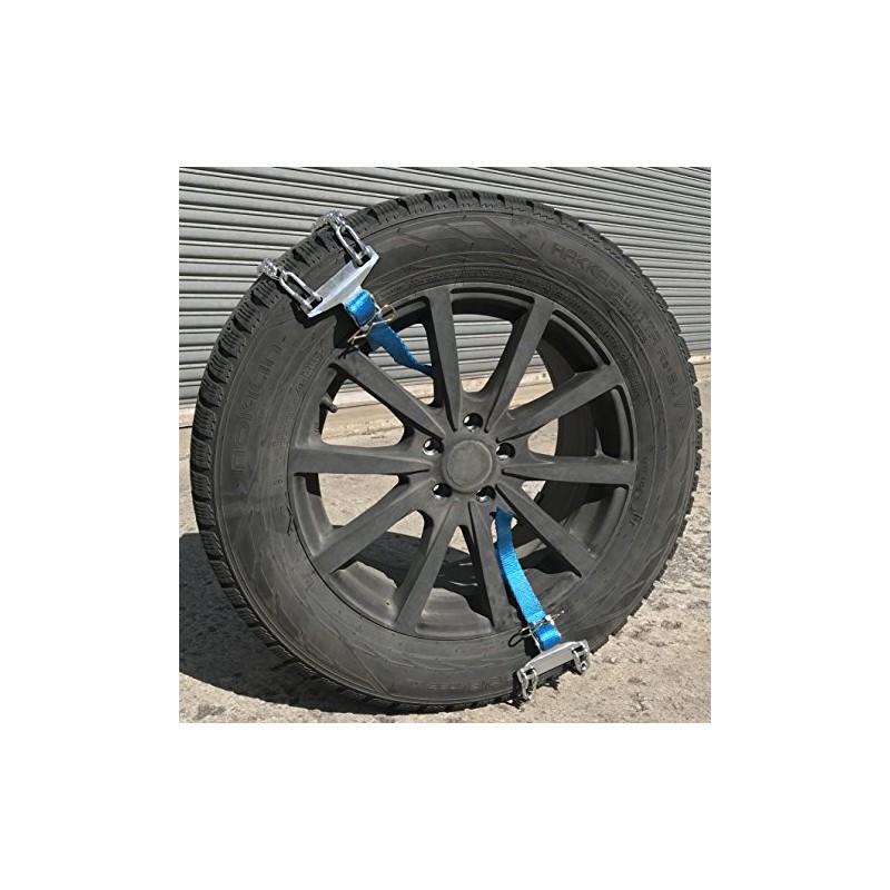 TireChain.com Tire Chains Emergency Strap for Cars and Mini-Vans set