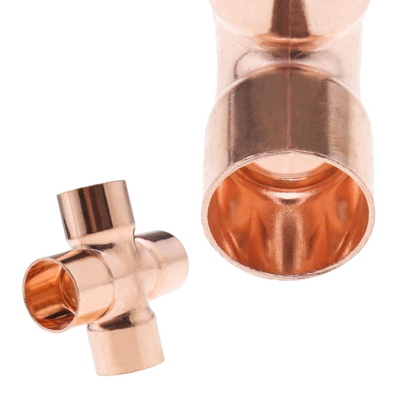Be In Your Mind 5Pcs 15mm 4-Way Cross Union Pipe