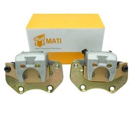 M MATI Front Left Right Brake Calipers & Pads for Can Am Outlander 330 400 500 650 850 705600576 705600575