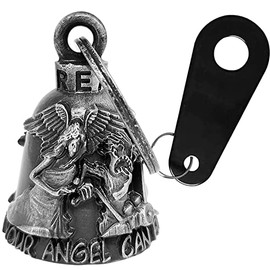 Motorcycle Bell for Bikers Women Men W/Hanger, Biker Bell for Riders, Good Luck Riding Bell Spirit Bell Moto Accessories