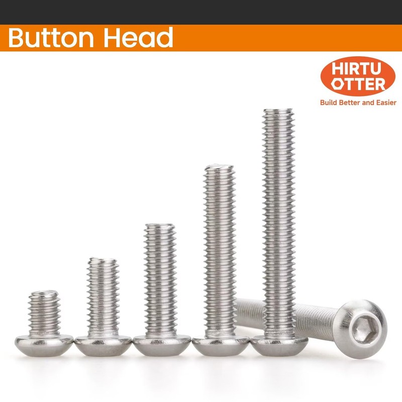 5/16"-18 x 3/8" (20 PCS) Button Head Socket Cap Screws,