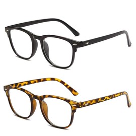 JCAYANQWGY Nearsighted Distance Glasses For Women Men -3.0 D (-3.0 Diopters) - TR90 Frame - UV Protection Coating - Unisex Adults