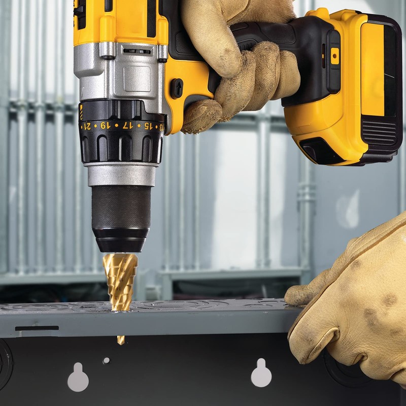 Invincible 4-Blade Step Drill, 0.1 - 0.5 inch (4 -