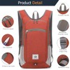 Tautrophen Small Daypack 15L Hiking Backpack Packable Lightweight Travel Day