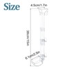 Acrylic Shrimp Feeder with Feeding Scoop and Cleaning Brush Transparent