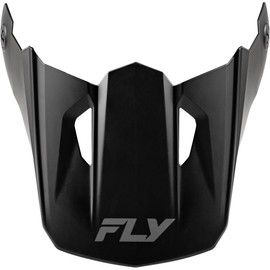 Fly Racing Visor for Kinetic Rally Helmet - Matte Black - XS - Sm