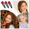 24Pcs Ladybug Hair Clips, Cute Lady Bug Snap Barrette for
