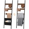 HOOBRO Blanket Ladder, 5 Tier Towel Rack, 17.3" L x