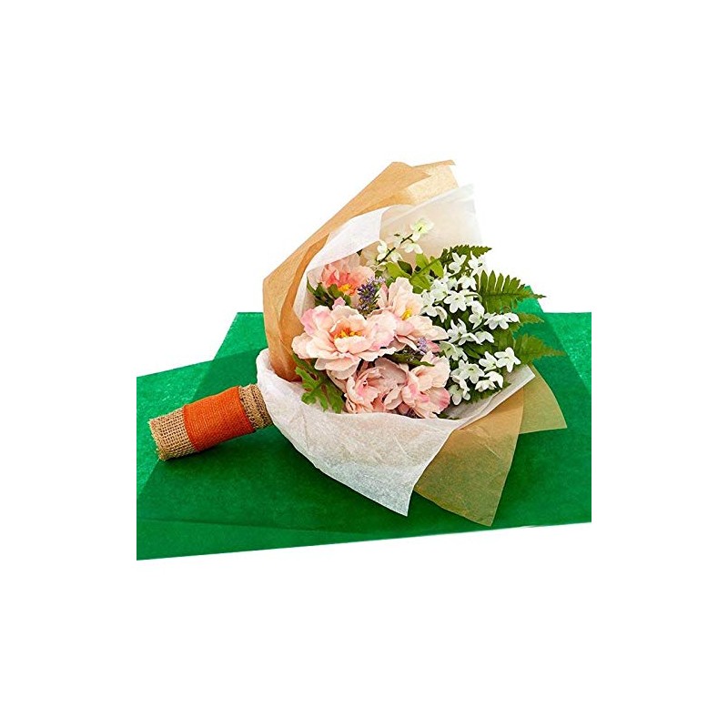 Green Waxed Tissue Paper 15" X 20" | Quantity: 480