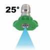 Erie Tools Stainless Steel 5.5 Orifice 25 Degree 1/4 in.
