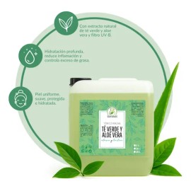 Tónico Facial Hidratante De Té Verde Con Aloe Vera 5 Litros Momento De Aplicación Día/noche Tipo De Piel Todo Tipo De Piel