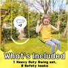Swing Set for Kids with 66” Chain-Play Swing for Adults