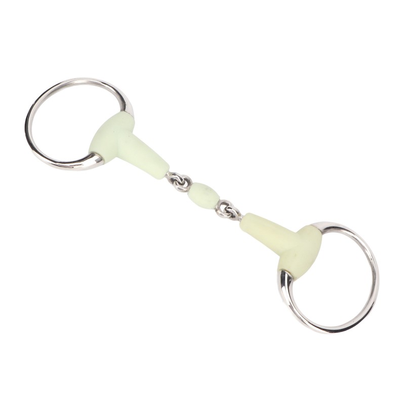 Stainless Steel Horse Bit Apple Flavor Rubber Wrapped Horse Mouth