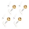 4PCS Fishing Glow Sticks with 4pcs Bells High Visibility Color