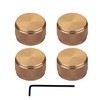 DIAO79NI 4 Pcs Guitar Foot Nail Cap Effect Pedal Accessory