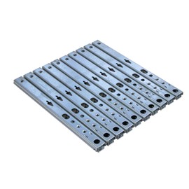 Gedotec Drawer Rail Partial Extension 17 mm Telescopic Rail Kitchen Ball Extension for Furniture Galvanised Steel Extension Rail Ball Bearing Load Capacity 12 kg Length 182 mm 5 Pairs Cabinet Slides