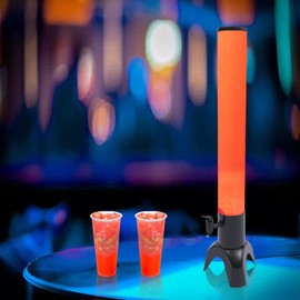 Beer Tower Dispenser 3L/100oz Clear Beverage Dispenser with Spigot & Ice Tube,Mimosa Tower Dispenser Clear Liquor Tower Dispenser Beer Tower Drink Dispenser for Parties Bars Pubs Restaurants
