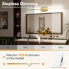 VOLISUN Modern Bathroom Vanity Light 48 inch, 30W Dimmable 5CCT