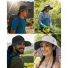 GADIEMKENSD Foldable Sun Hat with Neck Flap, UPF 50+ Wide