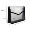 Plastic Expanding Folder, Waterproof Transparent, Snap Closure A4 Size