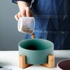 Ceramic Dog Cat Bowl Multipurpose Large Capacity Pet Bowl with