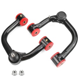 Front Upper Control Arms for 2007-2014 Toyota FJ Cruiser, 2003-2023 Toyota 4Runner, Land Cruiser Prado (J120/J150), Lexus GX (J120/J150) - 2-4" Lift Heavy Duty Tubular Design, Greasable Ball Joints
