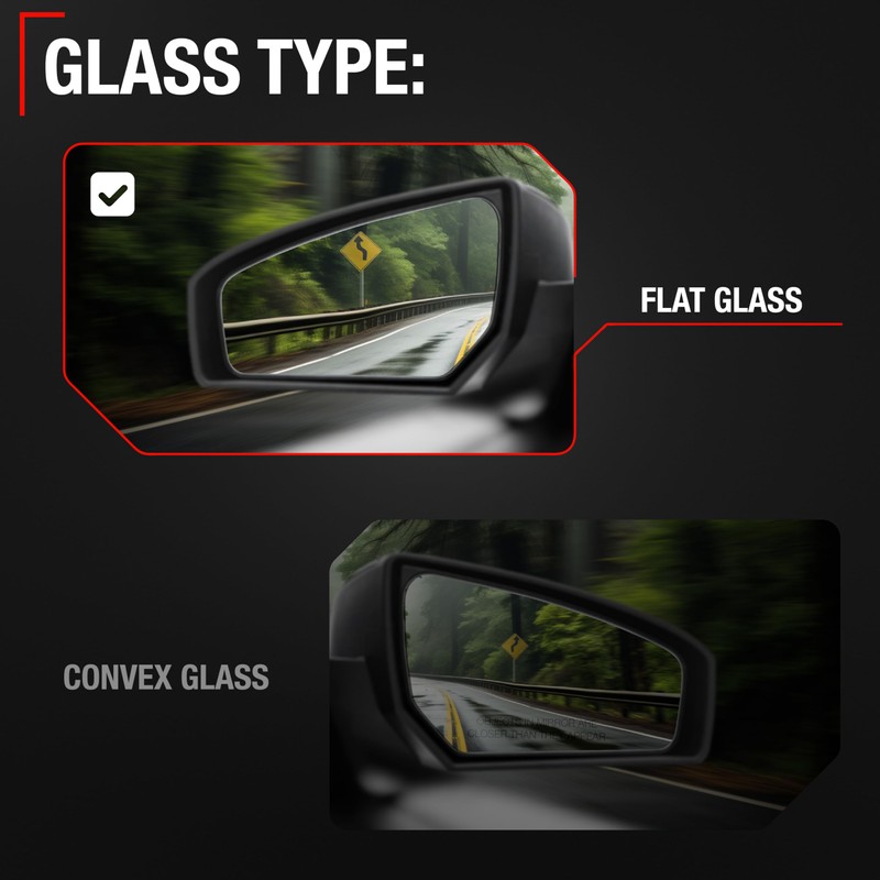 Driver Side Mirror Replacement - Compatible with 2018-2022 Honda Accord