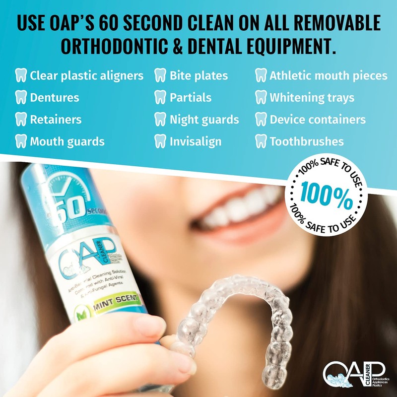 OAP Cleaner - Cleans and Sterilizes Removable Dental and Ortho