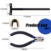 CLDURHGE Bow String Nocking Points Pliers Strings Knock Set T