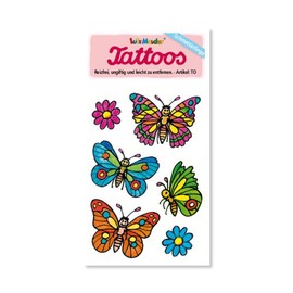 Lutz Mauder Schmetterlinge Tattoos Kinder Kindertattoo Tatoo Tatto Kindergeburtstag Geburtstag Mitgebsel Geschenk
